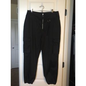 Wild Fable Black Utility Jogger Pants Size 6